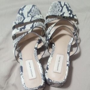 ANTONIO MELANI Snakeskin Patterned Sandals